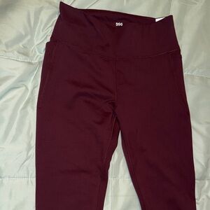 DSG Dark Red Leggings
